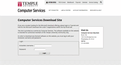 Desktop Screenshot of download.temple.edu