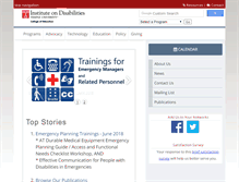Tablet Screenshot of disabilities.temple.edu