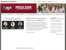 Tablet Screenshot of moulder.temple.edu
