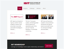 Tablet Screenshot of ibit.temple.edu