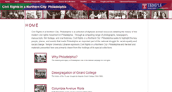 Desktop Screenshot of northerncity.library.temple.edu