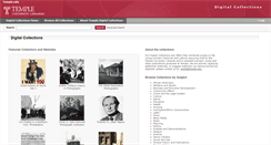 Desktop Screenshot of digital.library.temple.edu
